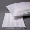 Federa c/pattella Cotone RIGA RASO BIANCO O BEIGE