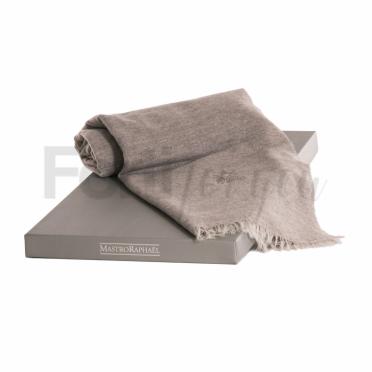 PLAID MASTRO RAPHAEL IAIS CASHMERE 130x170 RICAMO APE COL. CORDA
