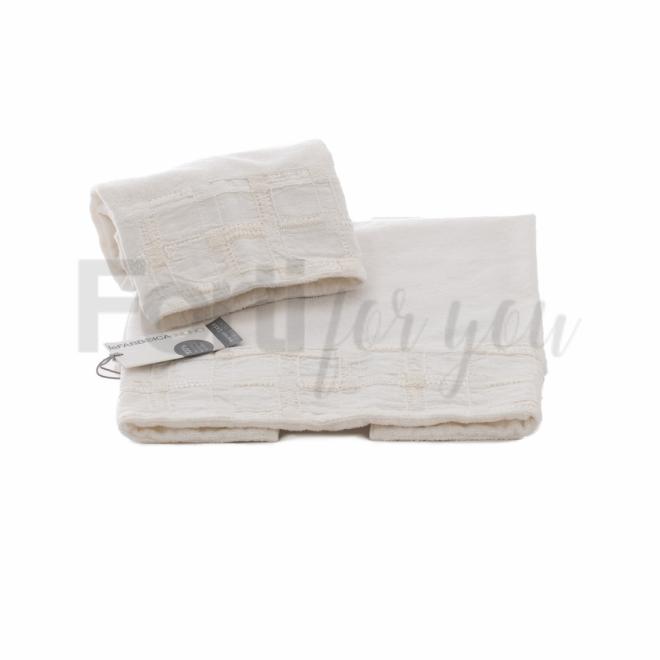 SET SPUGNA 2 PZ LA FABBRICA DEL LINO SCOZZESE COL. NATURALE
